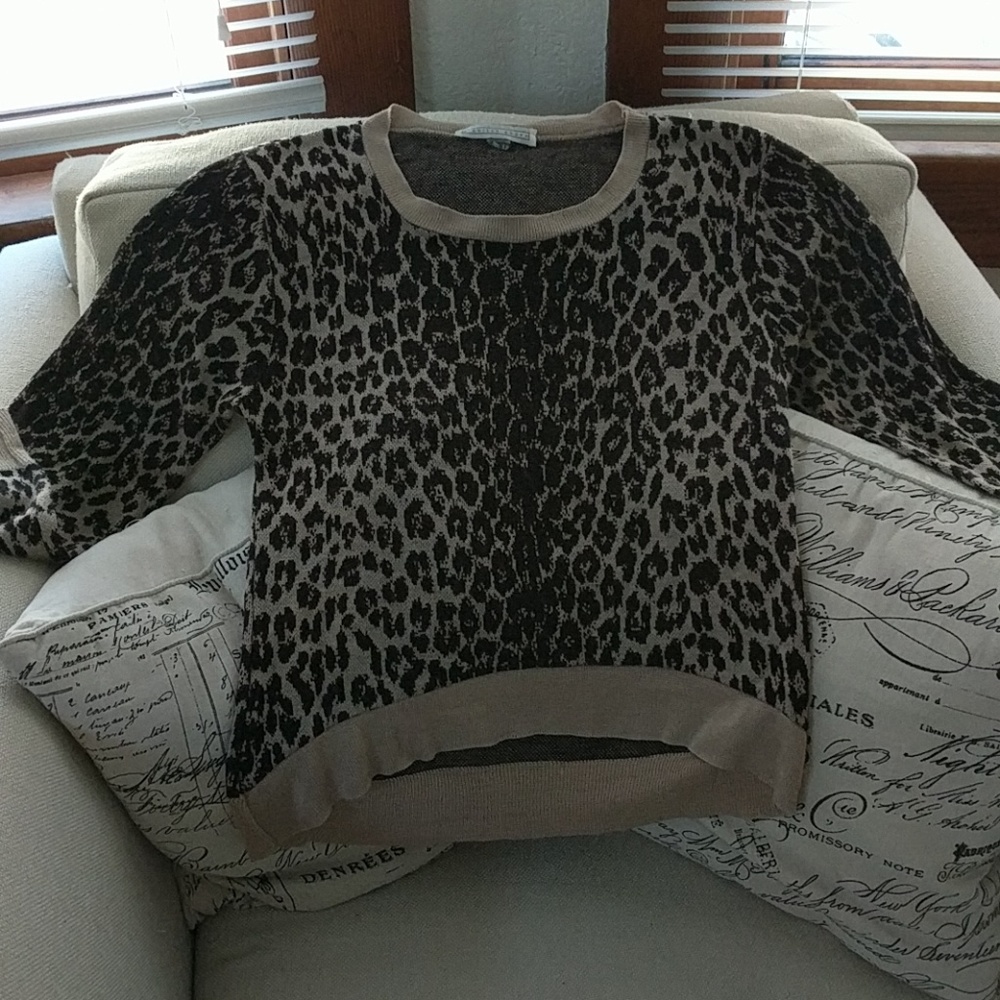 A Knitch Above Cheetah Print Sweater